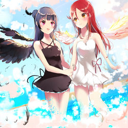 This is a pixiv picture whose title is ふたりの天使.