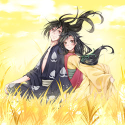 This is a pixiv picture whose title is We found home.