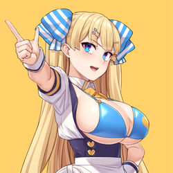 This is a pixiv picture whose title is 💛💙💙.