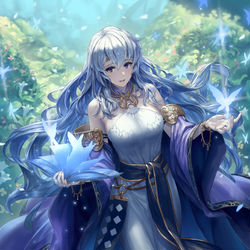 This is a pixiv picture whose title is 【お仕事】FEサイファ『ディアドラ』.