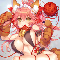 This is a pixiv picture whose title is タマモキャット.