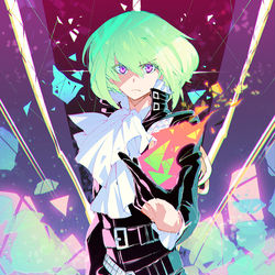 This is a pixiv picture whose title is 【プロメア】リオ・フォーティア.