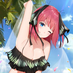 This is a pixiv picture whose title is 水着の二乃ちゃんですよ.