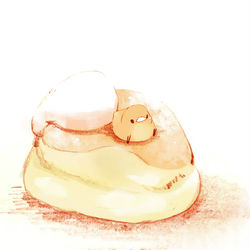 This is a pixiv picture whose title is ふわとろパンケーキ.