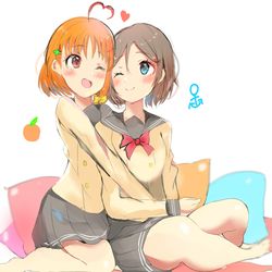 This is a pixiv picture whose title is ラブラブしてるようちか.