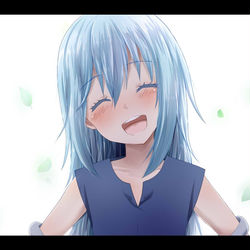 This is a pixiv picture whose title is 【お題箱より】満面の笑みのリムル様が見たいです！！.