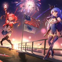 This is a pixiv picture whose title is Independence Day.