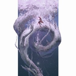 This is a pixiv picture whose title is [SEKIRO] 桜竜.