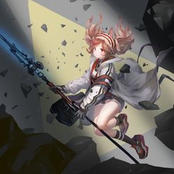 This is a pixiv picture whose title is 安洁莉娜~明日方舟.