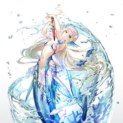 This is a pixiv picture whose title is 人魚姫.