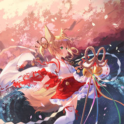 This is a pixiv picture whose title is きつね.