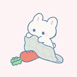 This is a pixiv picture whose title is おやすみにんじん🥕.