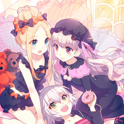 This is a pixiv picture whose title is ドーナツ女子会.