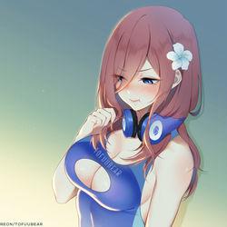 This is a pixiv picture whose title is Nakano Miku.