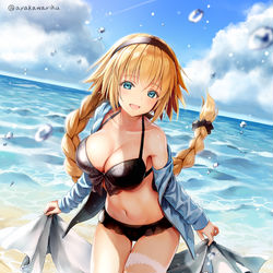 This is a pixiv picture whose title is 水着ジャンヌ～。.