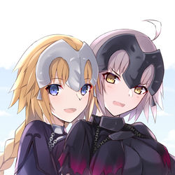 This is a pixiv picture whose title is ジャンヌ姉妹.