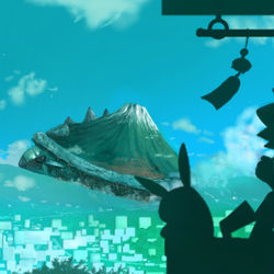 This is a pixiv picture whose title is ドダイトス.