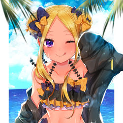 This is a pixiv picture whose title is 水着アビーちゃん.