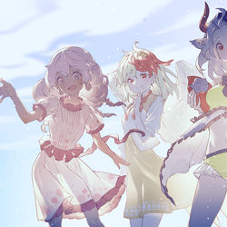 This is a pixiv picture whose title is クロラ・イン・リンボ.
