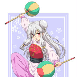 This is a pixiv picture whose title is シャンプーコス夜桜たまちゃん.