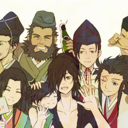 This is a pixiv picture whose title is Dororo- THE END.
