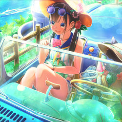 This is a pixiv picture whose title is 今年はどこへ行こうかなぁ.