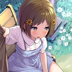 This is a pixiv picture whose title is もうちょっと一緒にいたいな….