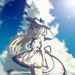 This is a pixiv picture whose title is 夏の思い出.