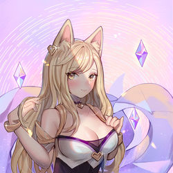 This is a pixiv picture whose title is KDA阿狸..