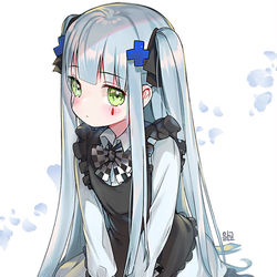 This is a pixiv picture whose title is ちびっ子 HK416.
