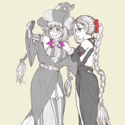 This is a pixiv picture whose title is おっきーと自撮り初体験するぐっちゃん先輩.