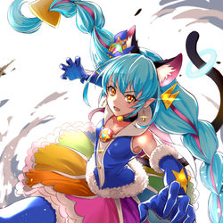 This is a pixiv picture whose title is 今度は　こっちからいくニャン！！.