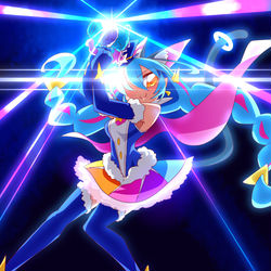 This is a pixiv picture whose title is 虹色のスペクトル.