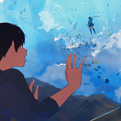 This is a pixiv picture whose title is カゼノウタ.