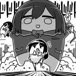 This is a pixiv picture whose title is ミトとカエデのおともだち.