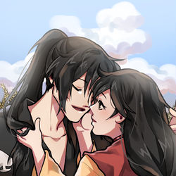 This is a pixiv picture whose title is どろろと百鬼丸.