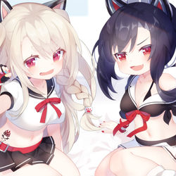 This is a pixiv picture whose title is く、食われる…！.