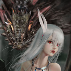 This is a pixiv picture whose title is 食材-龙.