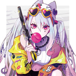 This is a pixiv picture whose title is Love & Peace.