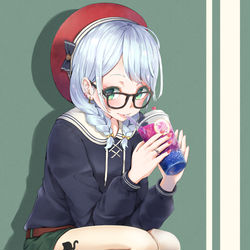 This is a pixiv picture whose title is Dragonfruit soda.