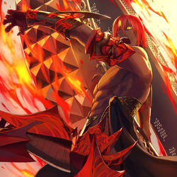 This is a pixiv picture whose title is アシュヴァッターマン.
