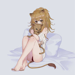 This is a pixiv picture whose title is The little lion.