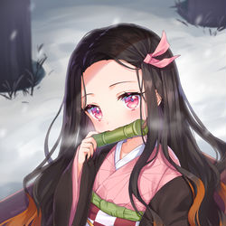 This is a pixiv picture whose title is ねずこ.