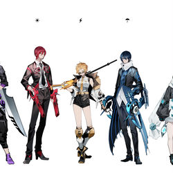 This is a pixiv picture whose title is お天気擬人化.