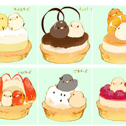 This is a pixiv picture whose title is チーズケーキ.