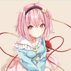 This is a pixiv picture whose title is むすっとさとり.