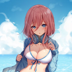 This is a pixiv picture whose title is 「…かわいいですか？」.