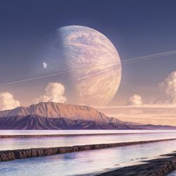 This is a pixiv picture whose title is Super earth.