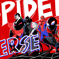 This is a pixiv picture whose title is スパイダーバース.