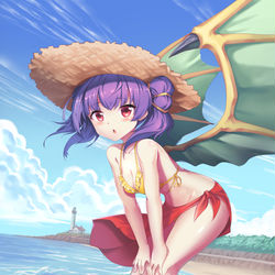 This is a pixiv picture whose title is ミルラ・夏・一.